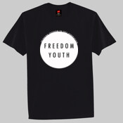 Guy's White Logo Tee with Purpose